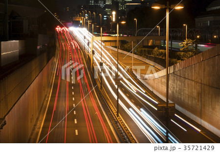 首都高速道路　夜景 35721429