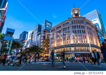 《東京都》銀座・都市風景 35721472