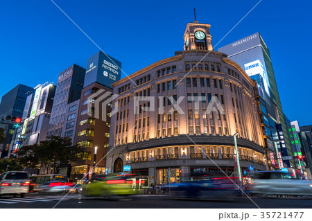 《東京都》銀座・都市風景 《東京都》銀座・都市風景 35721477