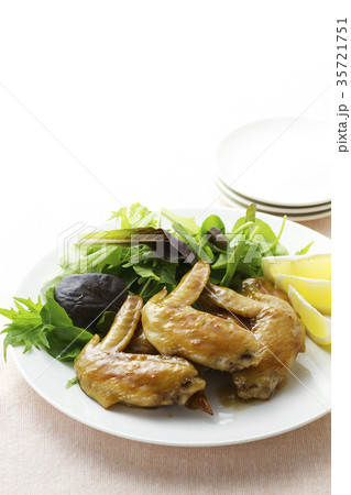 手羽先の甘辛焼き3 手羽先の甘辛焼き3 35721751