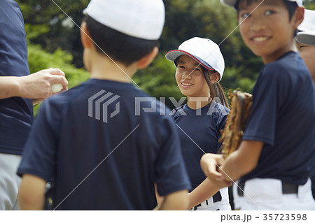 少年野球　チーム　練習 35723598