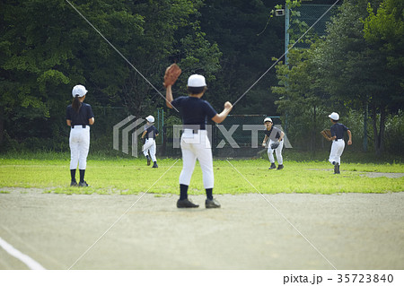 少年野球　練習　試合　守備　 35723840