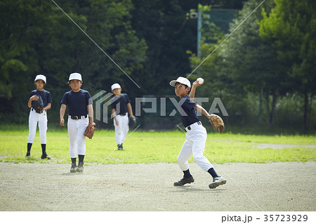 少年野球　練習　試合　守備　 35723929
