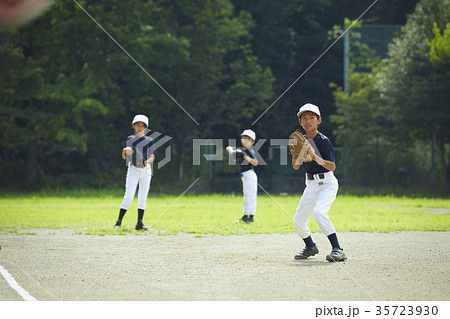 少年野球　練習　試合　守備　 35723930