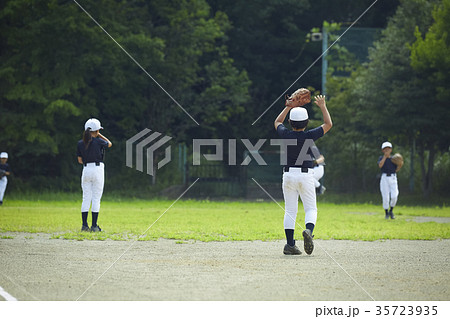 少年野球　練習　試合　守備　 35723935