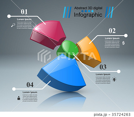 Radiation business infographics. 35724263