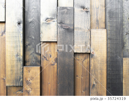 カラフルな板の壁 カラフルな板の壁 35724319