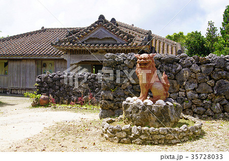 沖縄県石垣島・シーサー 35728033