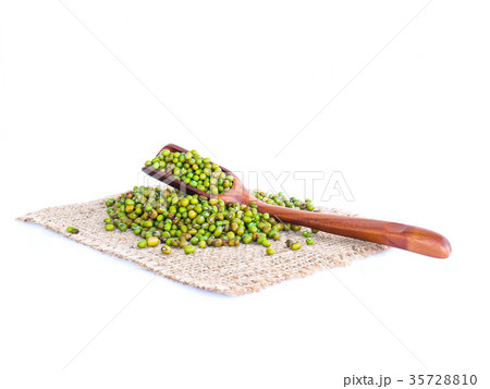 Mung beans isolated on white background. Mung beans isolated on white background. 35728810