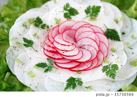 かぶとラディッシュのカルパッチョ風 35730569
