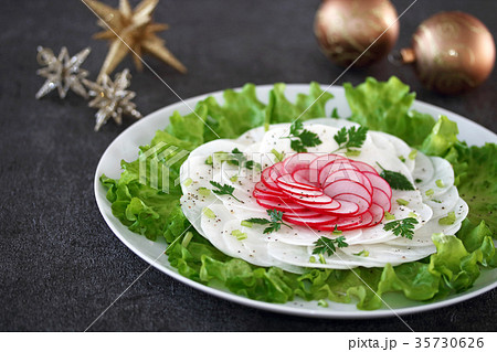 かぶとラディッシュのカルパッチョ風 35730626