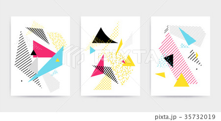 Bright colorful design set vector illustration Bright colorful design set vector illustration 35732019