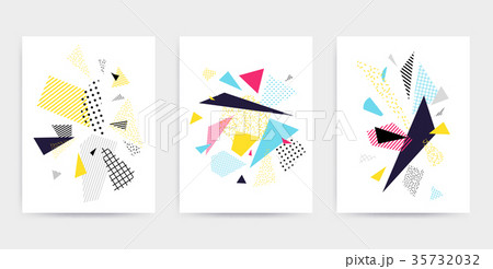 Bright colorful design set vector illustration 35732032