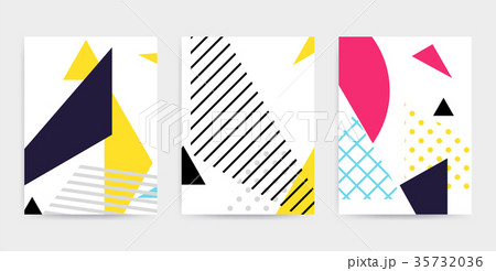 Bright colorful design set vector illustration 35732036