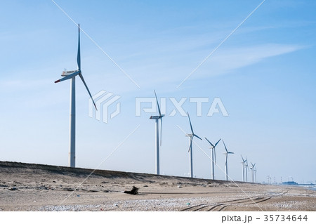波崎風力発電所・波崎ウインドファーム 35734644