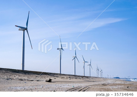 波崎風力発電所・波崎ウインドファーム 35734646
