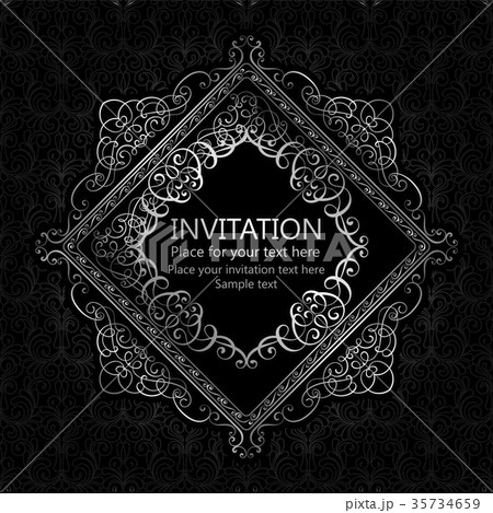 Abstract background with flourishes Abstract background with flourishes 35734659