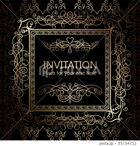 Abstract background with flourishes  35734712