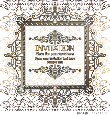 Abstract background with flourishes Abstract background with flourishes 35734788