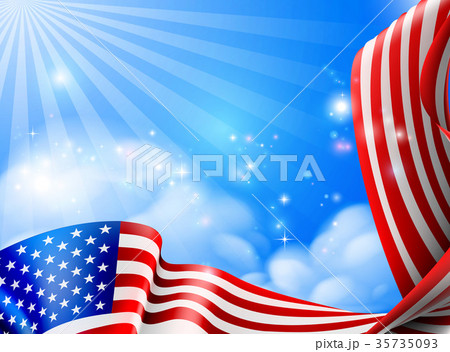 American Flag Sky Background Design American Flag Sky Background Design 35735093
