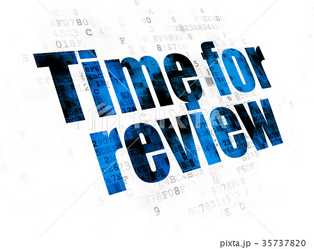 Time concept: Time for Review on Digital 35737820