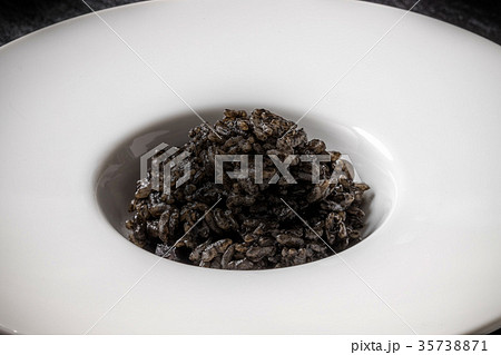 いかすみのリゾット Risotto of squid ink いかすみのリゾット Risotto of squid ink 35738871