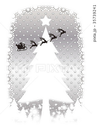 背景素材壁紙 クリスマスカード グリーティングカード メッセージカード 案内状 招待状 雪景色 冬 のイラスト素材