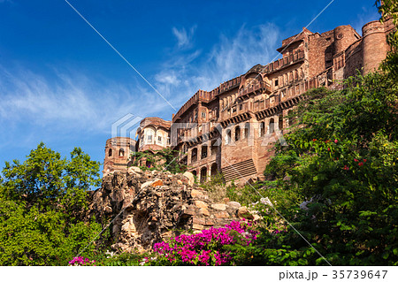 Mehrangarh fort. Jodhpur, India Mehrangarh fort. Jodhpur, India 35739647