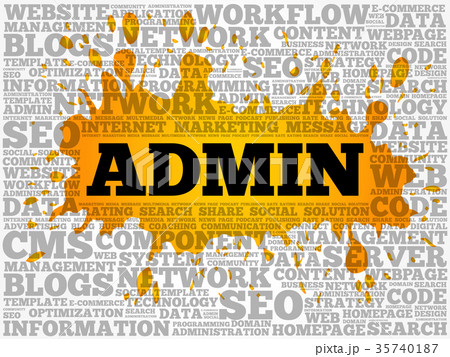 ADMIN word cloud collage 35740187