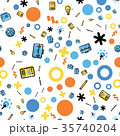 Finance and business concept. Seamless pattern 35740204