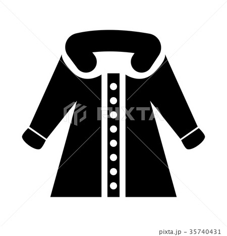 Winter jacket silhouette 35740431