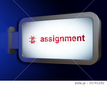 Law concept: Assignment and Criminal on billboard Law concept: Assignment and Criminal on billboard 35741292
