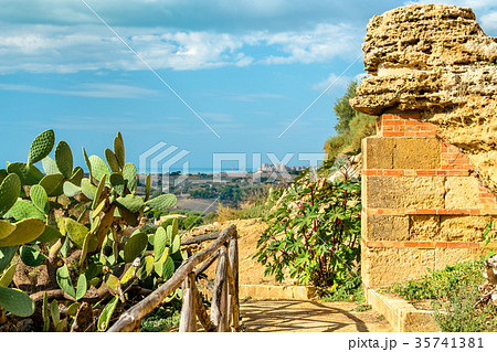 Ancient Greek Ruins in the Valley of the Temples Ancient Greek Ruins in the Valley of the Temples 35741381