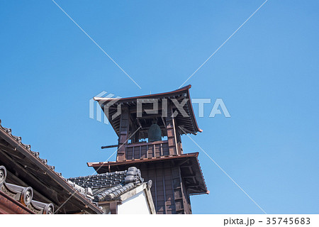 時の鐘　川越市　蔵造り通り 35745683