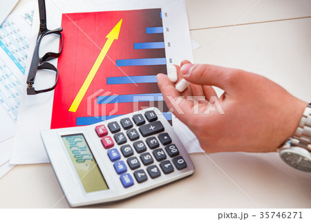 Finance analyst feeling sick due to bad results 35746271