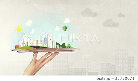 Modern city model 35750671