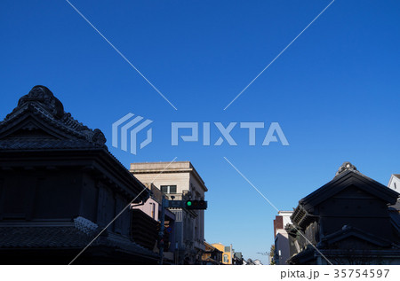 小江戸川越 蔵造りの街並み 一番街入り口 仲町交差点 35754597