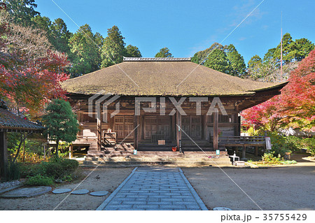 湖南長寿寺の紅葉 湖南長寿寺の紅葉 35755429