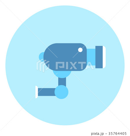 Cctv Video Camera Icon Security Concept Cctv Video Camera Icon Security Concept 35764405