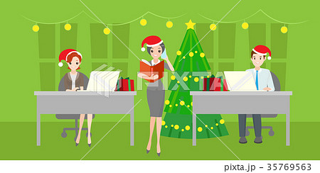 people with santa 35769563