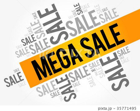 MEGA SALE words cloud MEGA SALE words cloud 35771495
