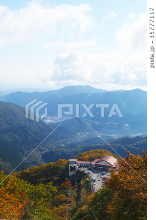 【名勝・紅葉中頃】明智平展望台から 【名勝・紅葉中頃】明智平展望台から 35777117