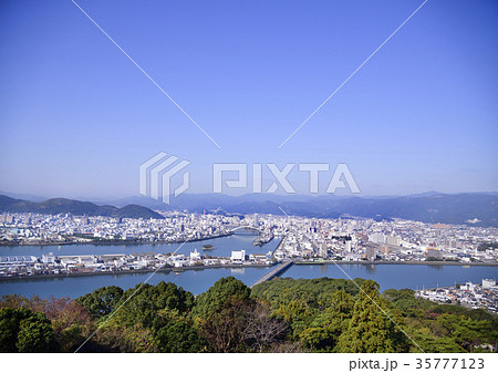 高知市街風景 35777123
