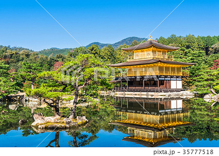 京都 世界遺産 金閣寺 京都 世界遺産 金閣寺 35777518