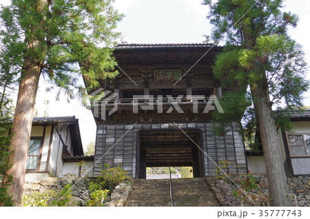 信州 東筑摩郡の文化財 碩水寺山門(三門) 嘉永期建造の大型の鐘楼門 信州 東筑摩郡の文化財 碩水寺山門(三門) 嘉永期建造の大型の鐘楼門 35777743