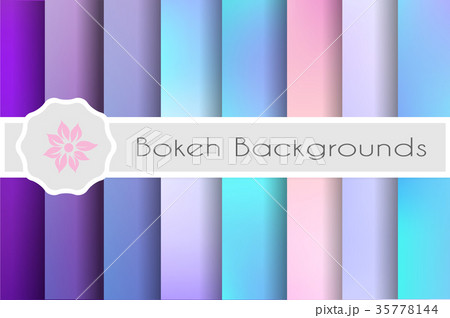Bokeh backgrounds set 35778144