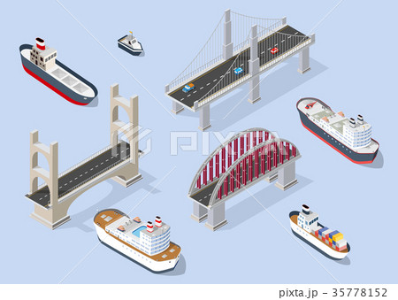 Cruise boat and naval ships Cruise boat and naval ships 35778152