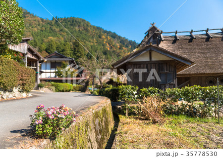 日本の秋風景 美山かやぶきの里 日本の秋風景 美山かやぶきの里 35778530
