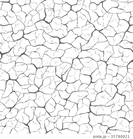 Seamless cracked ground background. 35780021