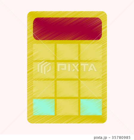 flat shading style icon economy calculator flat shading style icon economy calculator 35780985